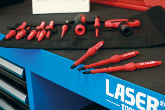 Laser Tools 8527 Insulated Interchangeable Screwdriver Set 16pc Laser Tools