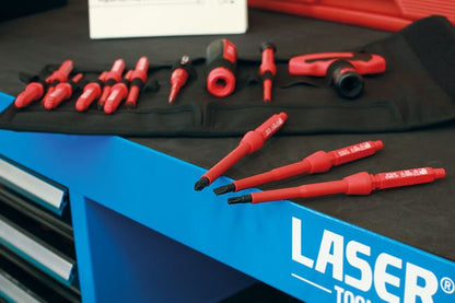 Laser Tools 8527 Insulated Interchangeable Screwdriver Set 16pc Laser Tools