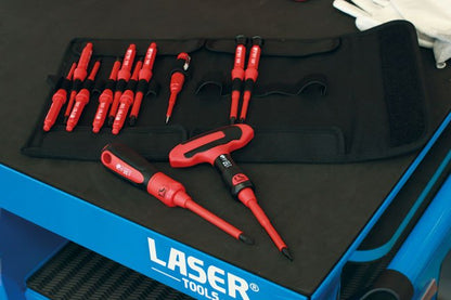 Laser Tools 8527 Insulated Interchangeable Screwdriver Set 16pc Laser Tools