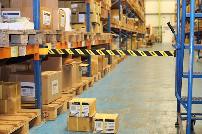 Laser Tools 8529 Wall Mounted Magnetic Retractable Barrier 5m x 48mm Laser Tools