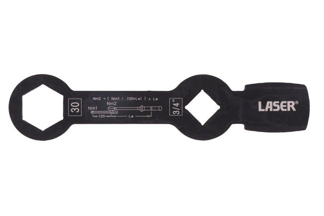 Laser Tools 8537 HGV Brake Caliper Wrench 30mm Laser Tools