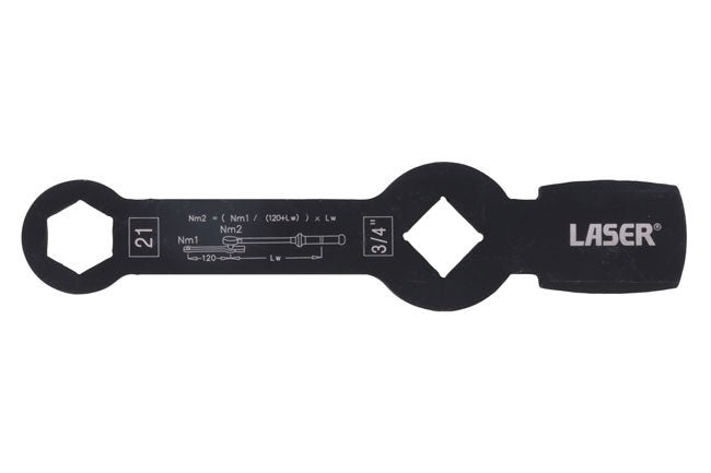 Laser Tools 8538 HGV Brake Caliper Wrench 21mm Laser Tools