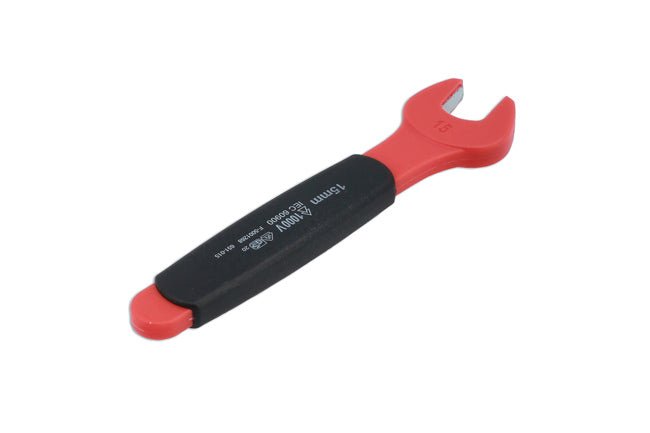 Laser Tools 8549 Insulated Open Ended Spanner 15mm Laser Tools