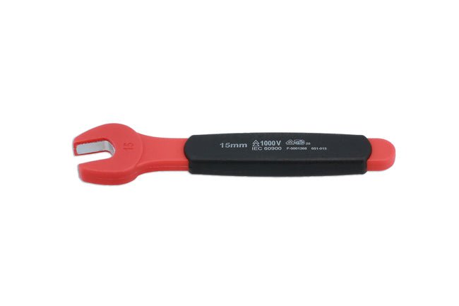 Laser Tools 8549 Insulated Open Ended Spanner 15mm Laser Tools