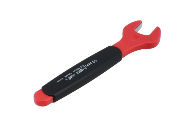 Laser Tools 8551 Insulated Open Ended Spanner 18mm Laser Tools