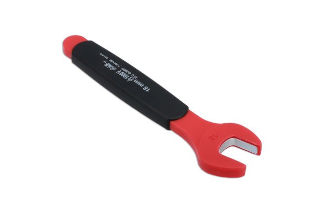 Laser Tools 8551 Insulated Open Ended Spanner 18mm Laser Tools