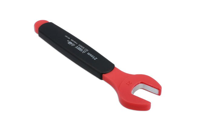 Laser Tools 8553 Insulated Open Ended Spanner 21mm Laser Tools