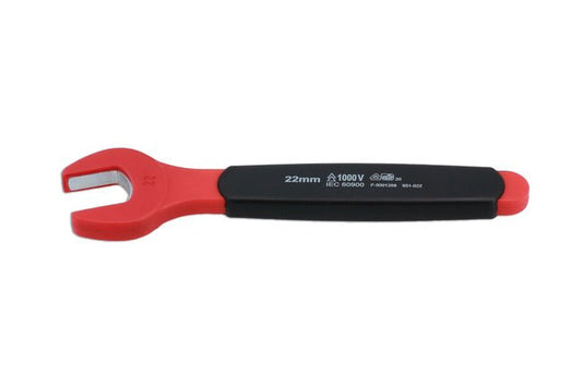 Laser Tools 8554 Insulated Open Ended Spanner 22mm Laser Tools
