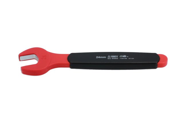 Laser Tools 8556 Insulated Open Ended Spanner 24mm Laser Tools