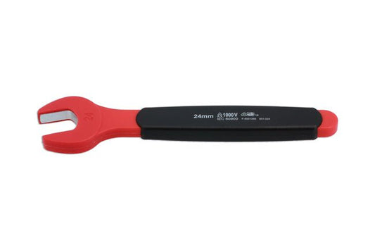 Laser Tools 8556 Insulated Open Ended Spanner 24mm Laser Tools