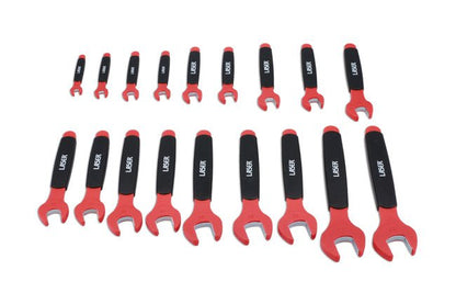 Laser Tools 8558 Insulated Open Ended Spanner Set 18pc Laser Tools