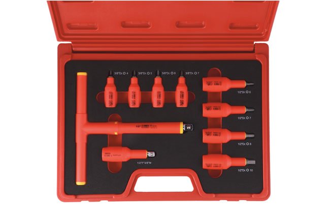 Laser Tools 8561 Insulated Socket Hex Bit Set 10pc Laser Tools