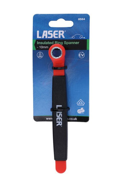 Laser Tools 8564 Insulated Ring Spanner 10mm Laser Tools