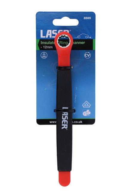 Laser Tools 8565 Insulated Ring Spanner 12mm Laser Tools