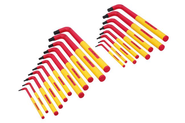Laser Tools 8567 VDE Extra Long Hex/Star Key Wrench 19pc Laser Tools