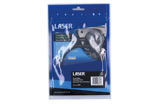 Laser Tools 8569 Fuel Filter Housing Tool - for Mercedes-Benz CDI Diesel Laser Tools