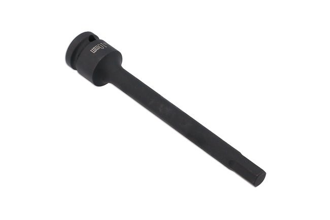 Laser Tools 8585 Extra Long Impact Hex Bit 1/2"D 10mm Laser Tools