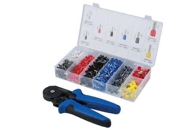 Laser Tools 8592 Wire Ferrule Crimp Connector & Plier Set Laser Tools