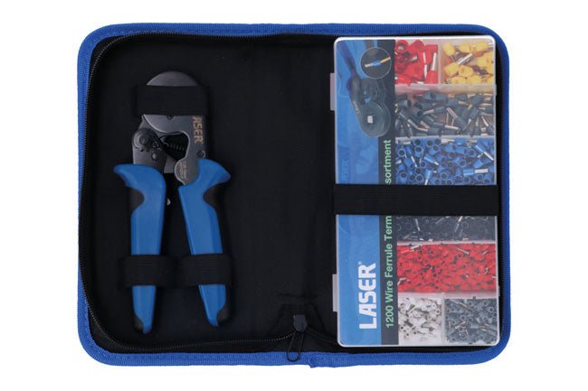 Laser Tools 8592 Wire Ferrule Crimp Connector & Plier Set Laser Tools