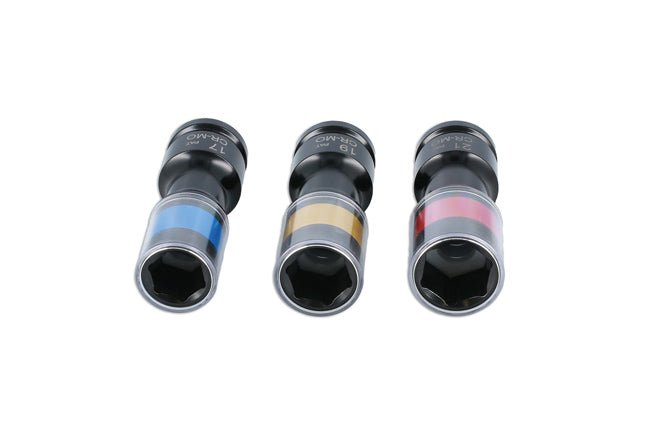 Laser Tools 8593 Alloy Wheel Torsion Socket Set 3pc Laser Tools