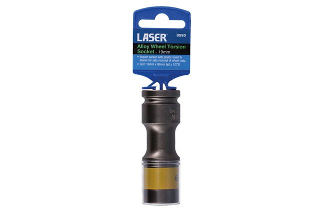 Laser Tools 8595 Alloy Wheel Torsion Socket 19mm Laser Tools