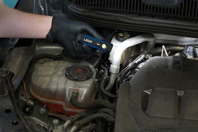 Laser Tools 8598 Aluminium Rechargeable Mini Pocket Light with UV Laser Tools