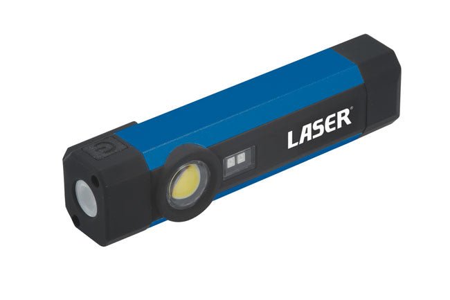 Laser Tools 8598 Aluminium Rechargeable Mini Pocket Light with UV Laser Tools