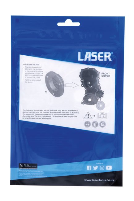 Laser Tools 8612 Fuel Pump Cover Tool - Ford 2.0L Diesel EcoBlue Laser Tools