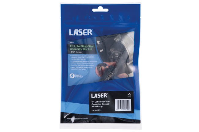 Laser Tools 8614 Tri Lobe Stop/Start Capacitor Socket â€“ PSA Group Laser Tools