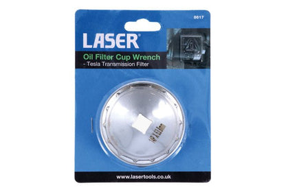 Laser Tools 8617 Oil Filter Cup Wrench - Tesla Transmission Filter Laser Tools