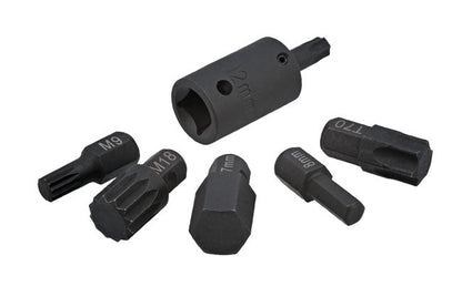 Laser Tools 8647 Interchangeable Impact Bit Set 1/2"D 25pc Laser Tools