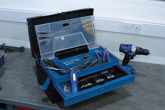 Laser Tools 8652 Organiser Tool Box 500mm (19.5") Laser Tools