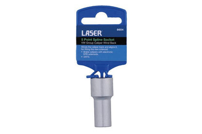 Laser Tools 8654 5 Point Spline Socket - VW Group Caliper Wind Back Laser Tools