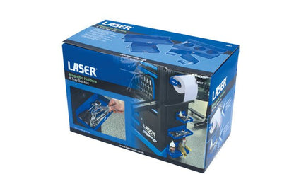 Laser Tools 8657 Magnetic Holders & Tray Set 4pc Laser Tools