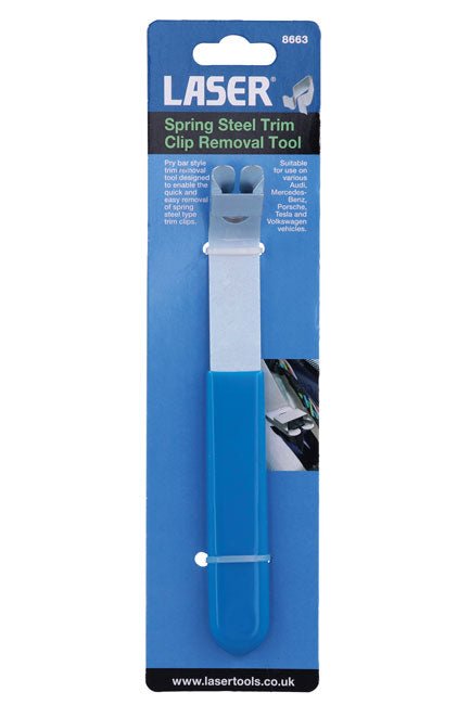 Laser Tools 8663 Spring Steel Trim Clip Removal Tool Laser Tools