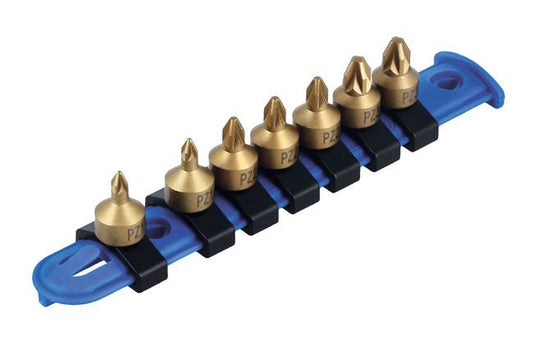 Laser Tools 8665 Low Profile Pozi Drive Socket Bit Set 1/4"D 7pc Laser Tools