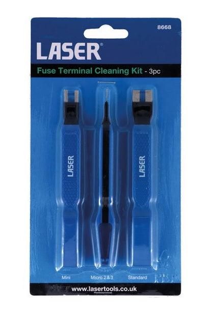 Laser Tools 8668 Fuse Terminal Cleaning Kit 3pc Laser Tools
