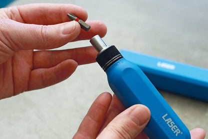 Laser Tools 8675 Ratchet Screwdriver Set 10-in-1 Laser Tools