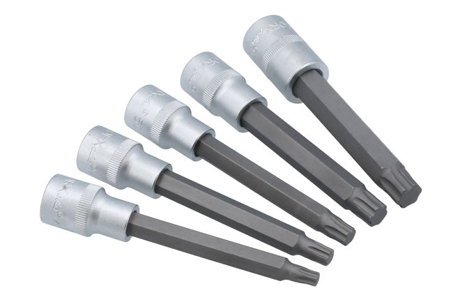 Laser Tools 8679 Long Series Torx PlusÂ® Socket Bit Set 1/2 "D 5pc Laser Tools