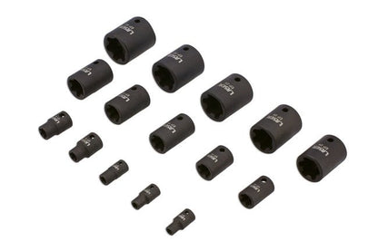 Laser Tools 8692 EP Star Impact Socket Set 15pc Laser Tools
