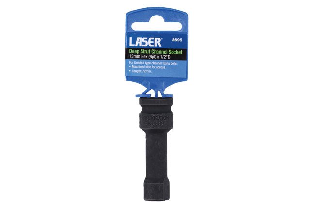 Laser Tools 8695 Deep Socket 13mm 1/2"D for Strut Channel Laser Tools
