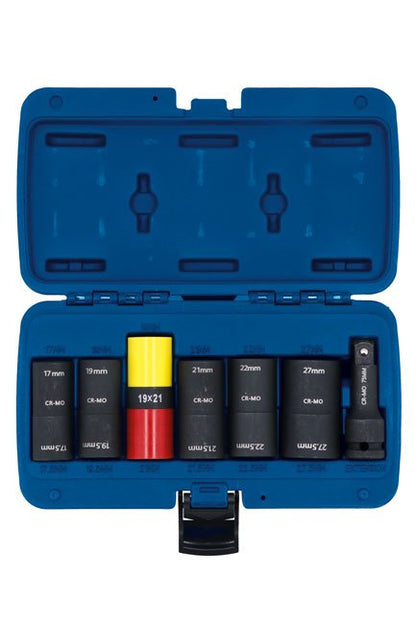 Laser Tools 8698 Double Ended Wheel Nut Socket Set 7pc Laser Tools