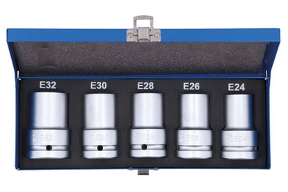 Laser Tools 8705 Impact Star Socket Set 3/4"D 5pc Laser Tools