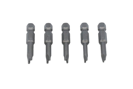 Laser Tools 8734 U-Type Security Bit Set 5pc Laser Tools
