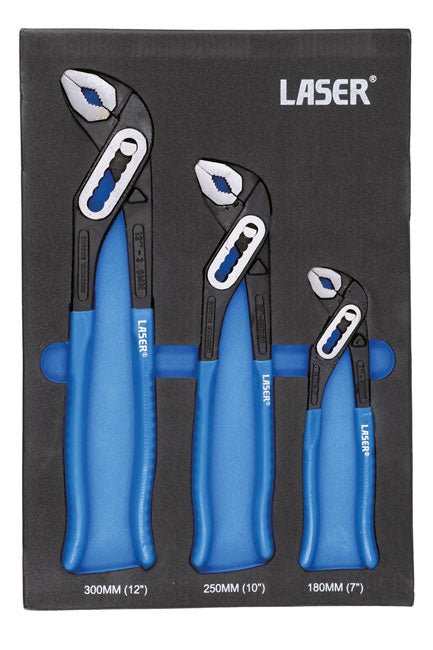 Laser Tools 8756 Water Pump Plier Set 3pc Laser Tools
