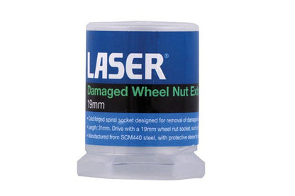 Laser Tools 8765 Damaged Wheel Nut Extractor 19mm Laser Tools