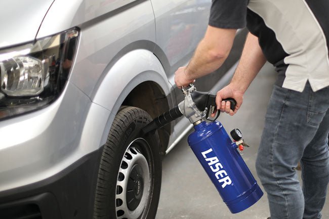 Laser Tools 8771 Compressed Air Tyre Bead Seater â€“ 6L Laser Tools