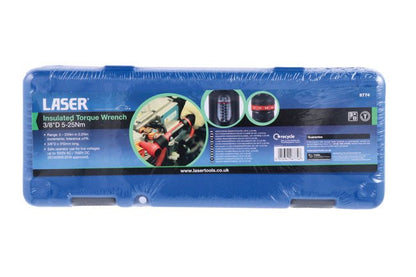 Laser Tools 8774 Insulated Torque Wrench 3/8"D 5-25Nm Laser Tools