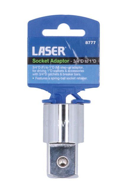 Laser Tools 8777 Socket Adaptor 3/4"D to 1"D Laser Tools