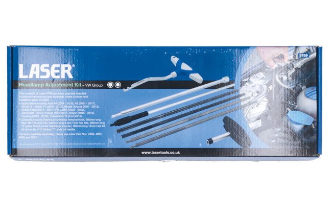 Laser Tools 8789 Headlamp Adjustment Kit â€“ VW Group Laser Tools
